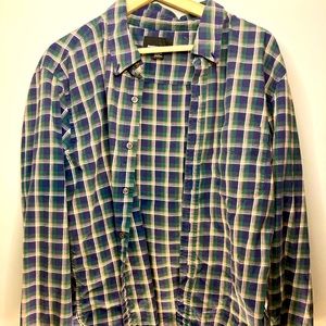 American Apparel plaid button down shirt
